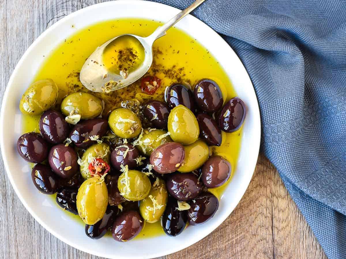 Minute Marinated Olives: Easy Appetizer & Charcuterie Board Essential